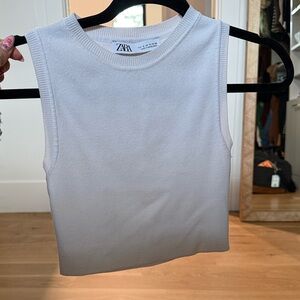 Zara Cream Knit Top